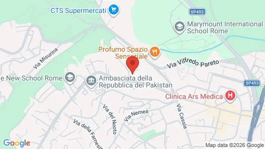 Apartments for rent i Roma Municipio XIV – Monte Mario - kort over placeringen