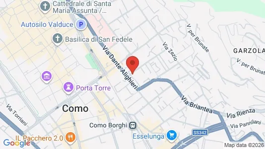 Apartments for rent i Como - kort over placeringen