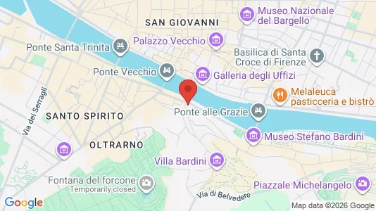 Apartments for rent i Florence - kort over placeringen