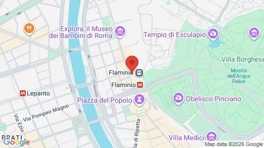 Apartments for rent i Roma Municipio II – Parioli/Nomentano - kort over placeringen