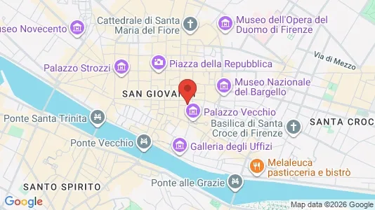 Apartments for rent i Florence - kort over placeringen