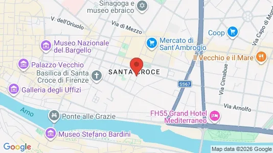 Apartments for rent i Florence - kort over placeringen