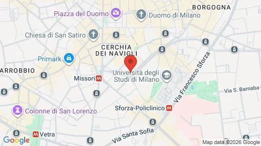 Rooms for rent i Milano Zona 1 - Centro storico - kort over placeringen