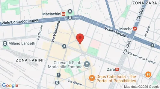 Apartments for rent i Milano Zona 9 - Porta Garibaldi, Niguarda - kort over placeringen