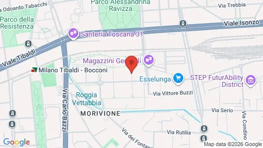 Apartments for rent i Milano Zona 5 - Vigentino, Chiaravalle, Gratosoglio - kort over placeringen