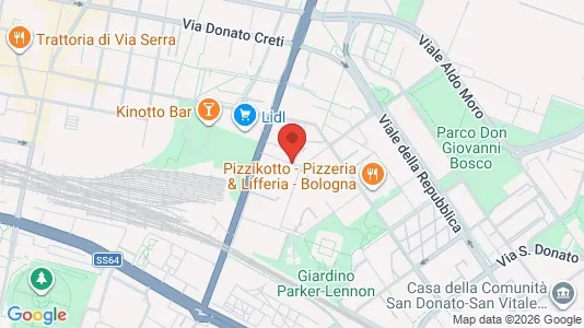 Apartments for rent i Bologna - kort over placeringen