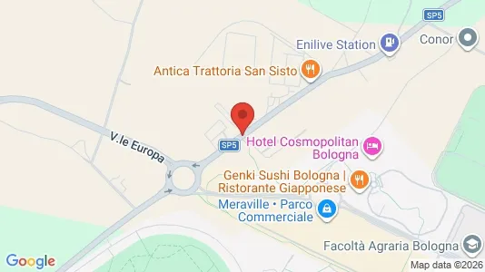 Apartments for rent i Bologna - kort over placeringen