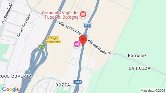 Apartments for rent i Bologna - kort over placeringen