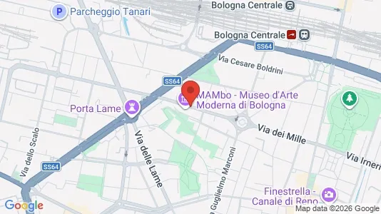 Apartments for rent i Bologna - kort over placeringen