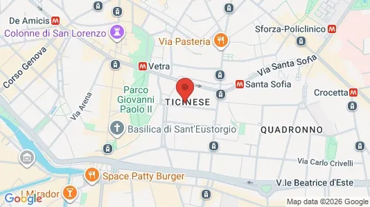 Rooms for rent i Milano Zona 1 - Centro storico - kort over placeringen