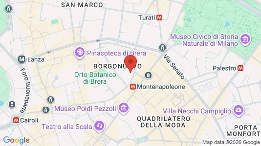 Rooms for rent i Milano Zona 1 - Centro storico - kort over placeringen