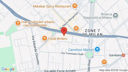 Rooms for rent i Milano Zona 6 - Barona, Lorenteggio - kort over placeringen