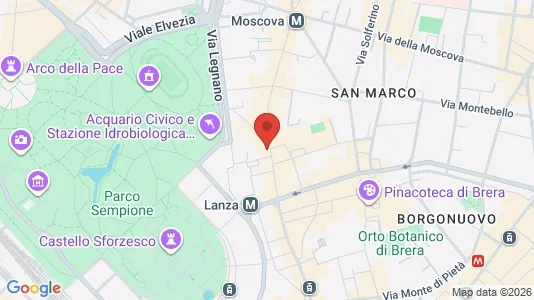 Apartments for rent i Milano Zona 1 - Centro storico - kort over placeringen