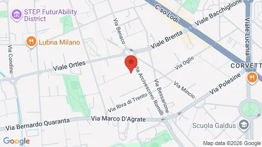 Rooms for rent i Milano Zona 5 - Vigentino, Chiaravalle, Gratosoglio - kort over placeringen