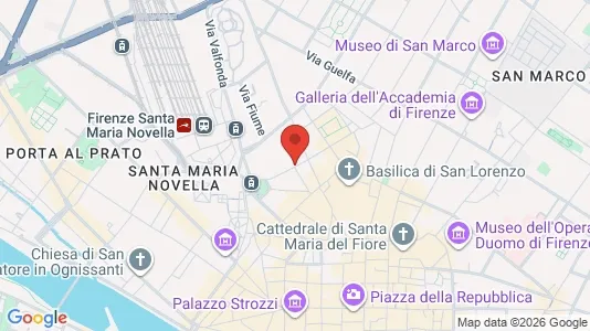 Rooms for rent in Florence - Photo from Google Street View