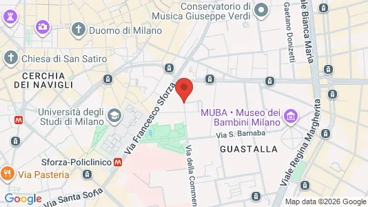 Rooms for rent i Milano Zona 1 - Centro storico - kort over placeringen