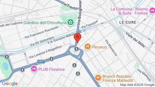 Rooms for rent in Florence - Photo from Google Street View