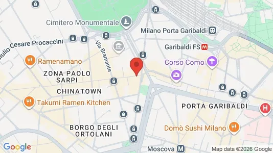 Apartments for rent i Milano Zona 1 - Centro storico - kort over placeringen