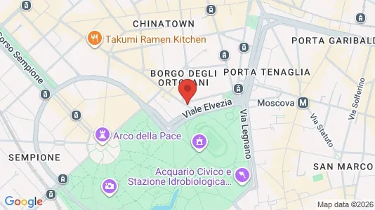 Apartments for rent i Milano Zona 1 - Centro storico - kort over placeringen