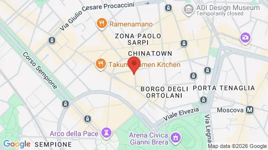 Apartments for rent i Milano Zona 1 - Centro storico - kort over placeringen