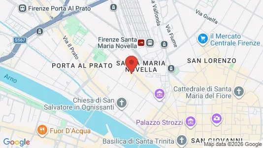 Apartments for rent i Florence - kort over placeringen