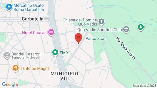 Apartments for rent i Roma Municipio VIII – Appia Antica - kort over placeringen