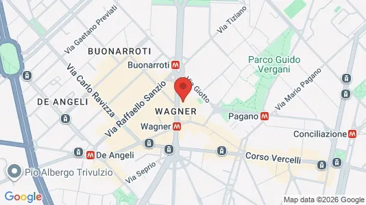 Rooms for rent i Milano Zona 1 - Centro storico - kort over placeringen