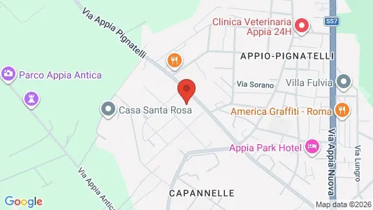 Apartments for rent i Roma Municipio VIII – Appia Antica - kort over placeringen