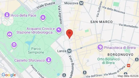 Apartments for rent i Milano Zona 1 - Centro storico - kort over placeringen