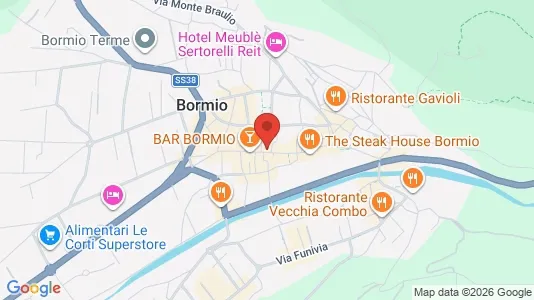 Apartments for rent i Bormio - kort over placeringen
