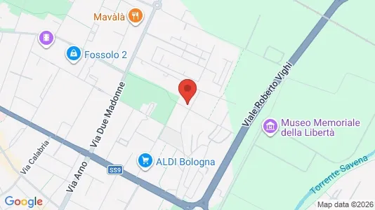 Apartments for rent i Bologna - kort over placeringen