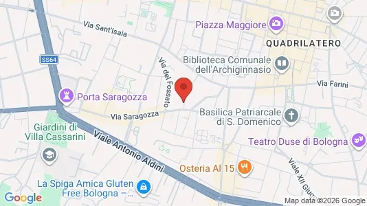 Apartments for rent i Bologna - kort over placeringen