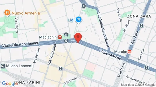 Apartments for rent i Milano Zona 9 - Porta Garibaldi, Niguarda - kort over placeringen