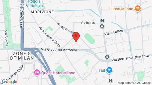 Rooms for rent i Milano Zona 5 - Vigentino, Chiaravalle, Gratosoglio - kort over placeringen
