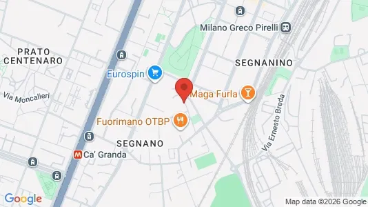 Apartments for rent i Milano Zona 2 - Stazione Centrale, Gorla, Turro, Greco, Crescenzago - kort over placeringen