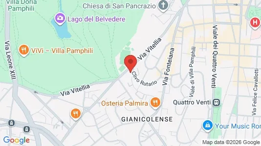 Apartments for rent i Roma Municipio XII – Monte Verde - kort over placeringen