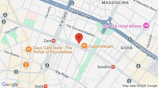 Apartments for rent i Milano Zona 2 - Stazione Centrale, Gorla, Turro, Greco, Crescenzago - kort over placeringen