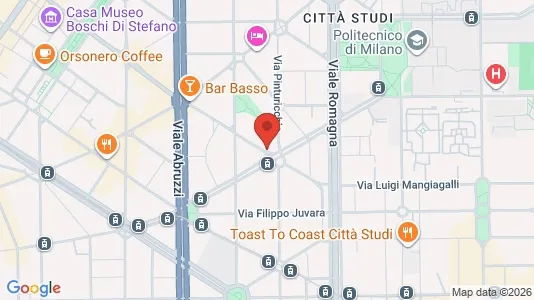 Rooms for rent i Milano Zona 3 - Porta Venezia, Città Studi, Lambrate - kort over placeringen