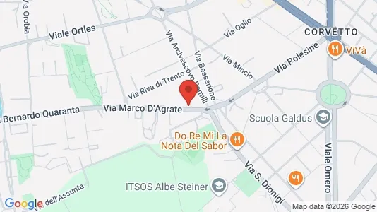 Apartments for rent i Milano Zona 5 - Vigentino, Chiaravalle, Gratosoglio - kort over placeringen