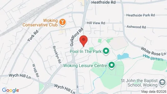 Apartments for rent in Woking - Surrey - Photo from Google Street View