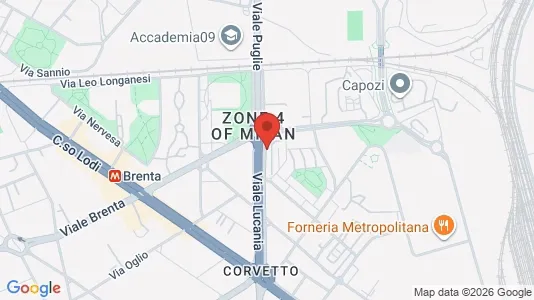 Rooms for rent i Milano Zona 5 - Vigentino, Chiaravalle, Gratosoglio - kort over placeringen