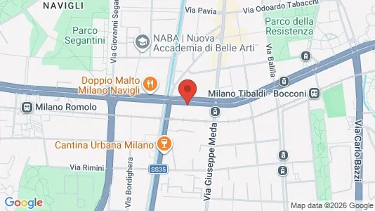Rooms for rent i Milano Zona 5 - Vigentino, Chiaravalle, Gratosoglio - kort over placeringen