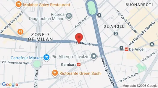 Rooms for rent in Milano Zona 7 - Baggio, De Angeli, San Siro - Photo from Google Street View