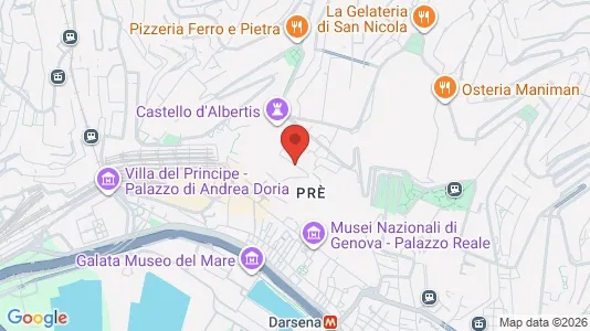 Apartments for rent i Genoa - kort over placeringen