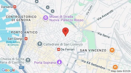 Apartments for rent i Genoa - kort over placeringen