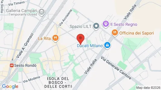 Apartments for rent i Sesto San Giovanni - kort over placeringen