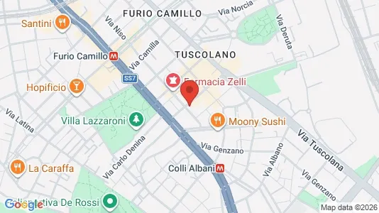 Apartments for rent i Roma Municipio VII – Appio-Latino/Tuscolano/Cinecittà - kort over placeringen