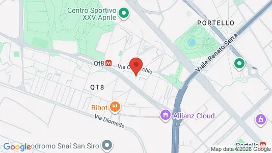 Rooms for rent i Milano Zona 7 - Baggio, De Angeli, San Siro - kort over placeringen