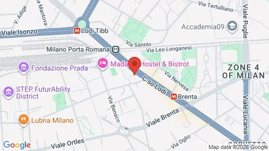 Apartments for rent i Milano Zona 5 - Vigentino, Chiaravalle, Gratosoglio - kort over placeringen