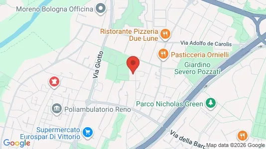 Apartments for rent i Bologna - kort over placeringen